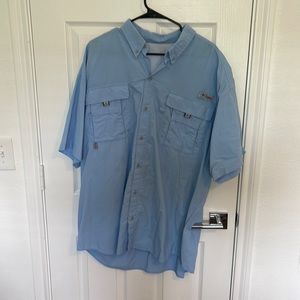Columbia Bahama short sleeve, 3xl, blue